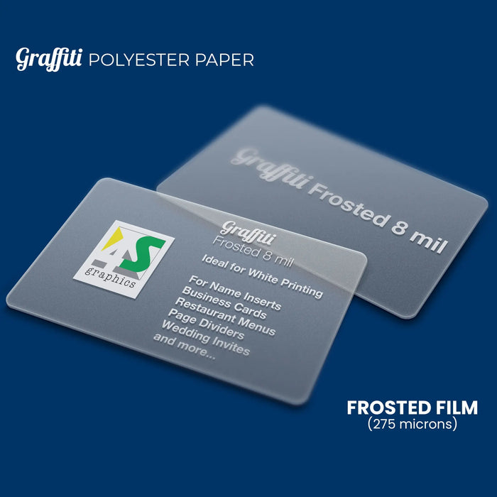 Graffiti Polyester Films - Frosted 10 mil 