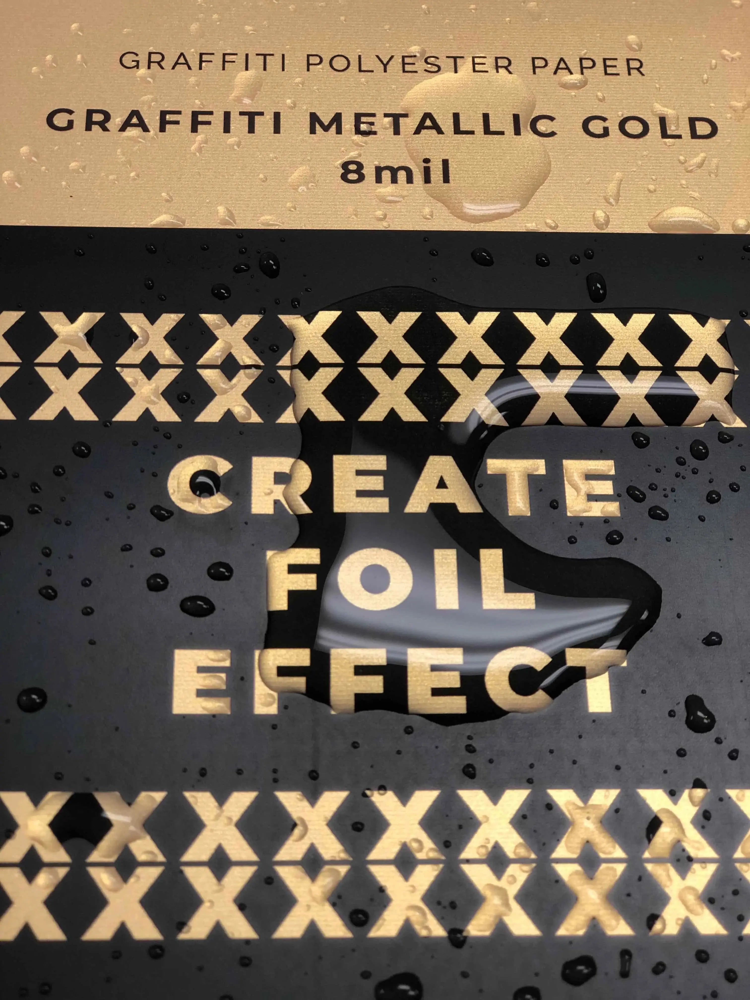 Graffiti Polyester Pearl Gold Finish - 8 mil 