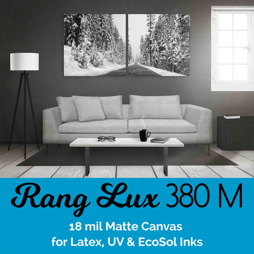 RANG LUX Poly Cotton Canvas – 380 Matte (18 mil) 