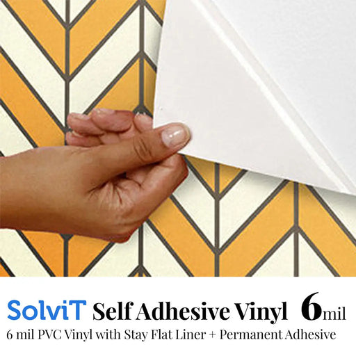 SolviT Self Adhesive Vinyl -6 mil (permanent adhesive) 