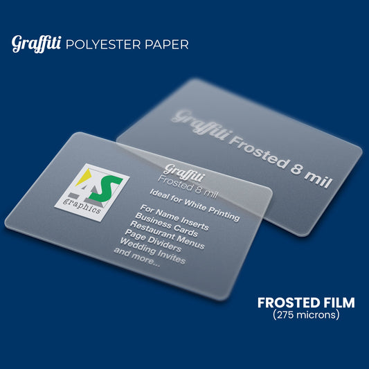 Graffiti Polyester Films - Frosted 4 mil