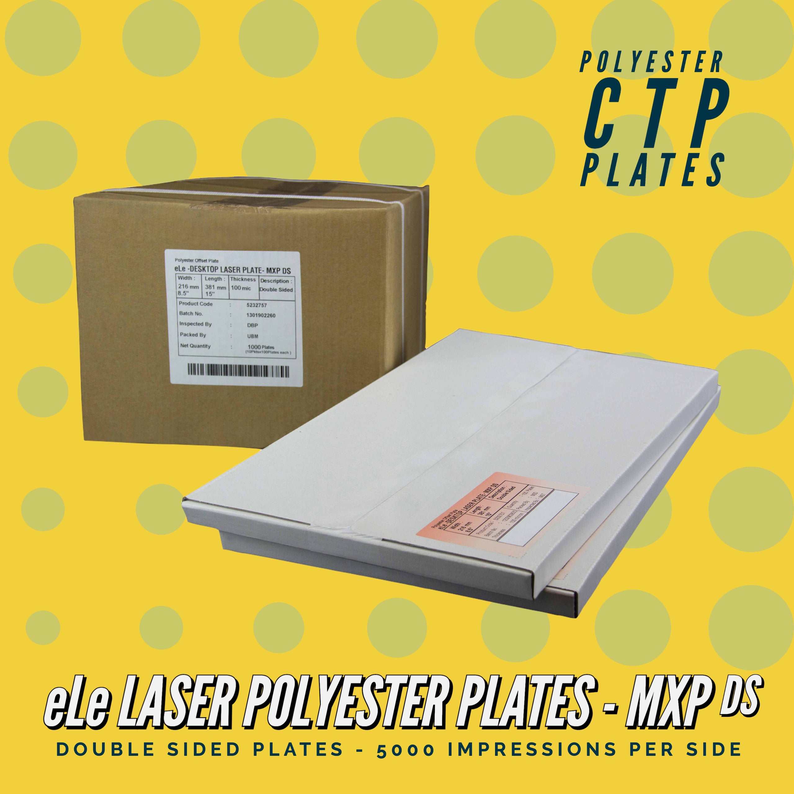 eLe Laser Polyester Plates MXP DS 