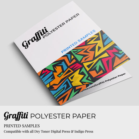 Graffiti Polyester Paper - Swatch Book - 8"X5"