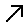 Arrow Diagonal Up Right icon